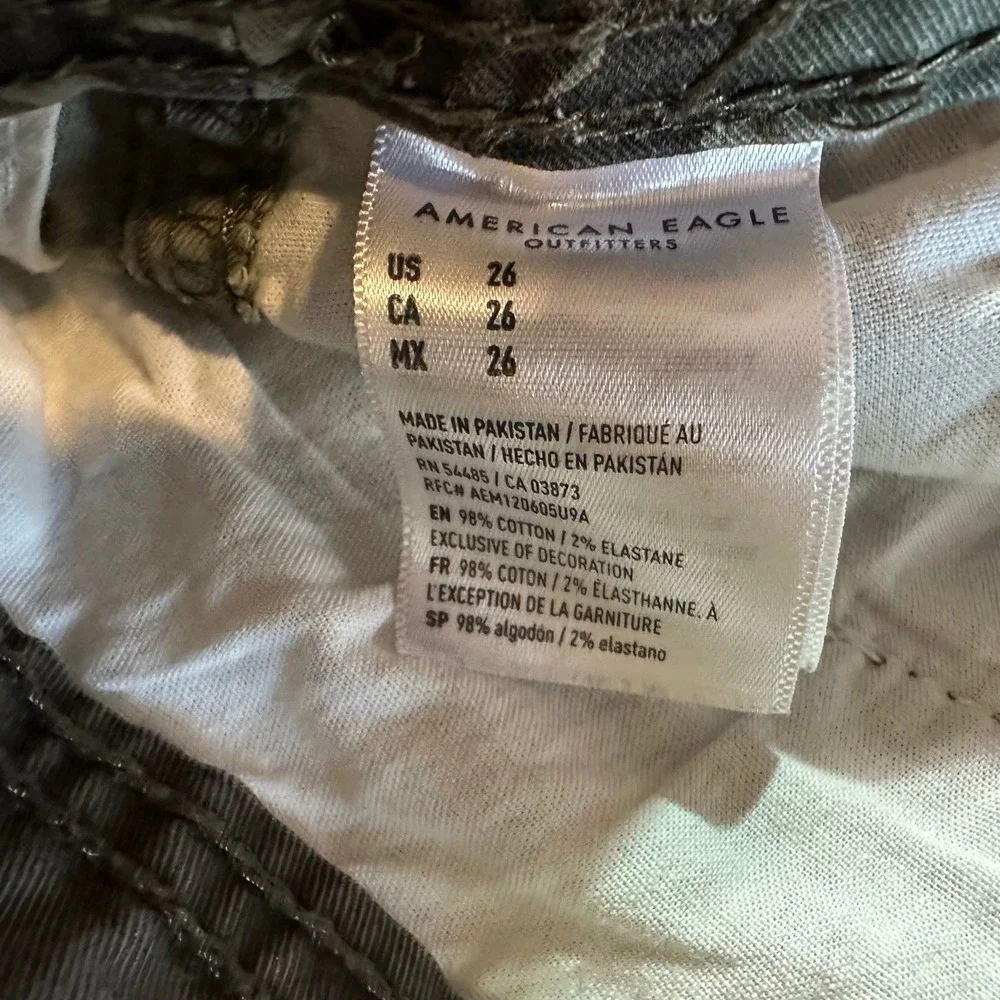 American Eagle Camo Cargo Shorts Next Level Flex Army Mens 26